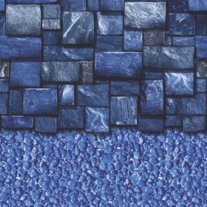 Toile de piscine hors terre Blue Slate Streamstone