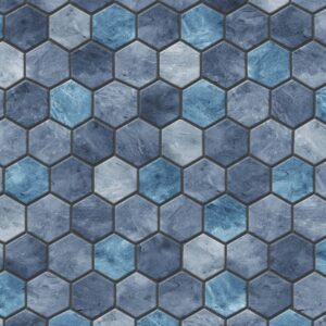 Toile de piscine hors terre Travertine Hex