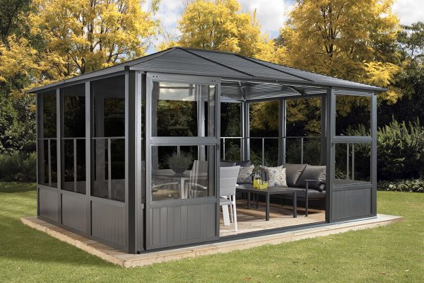 Shelters, gazebos and solariums for sale - Refugio Rectangular Solarium - Sima POOLS & SPAS