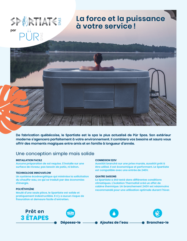Magasin de piscines et spas - Spa Spartiate - Sima PISCINES & SPAS