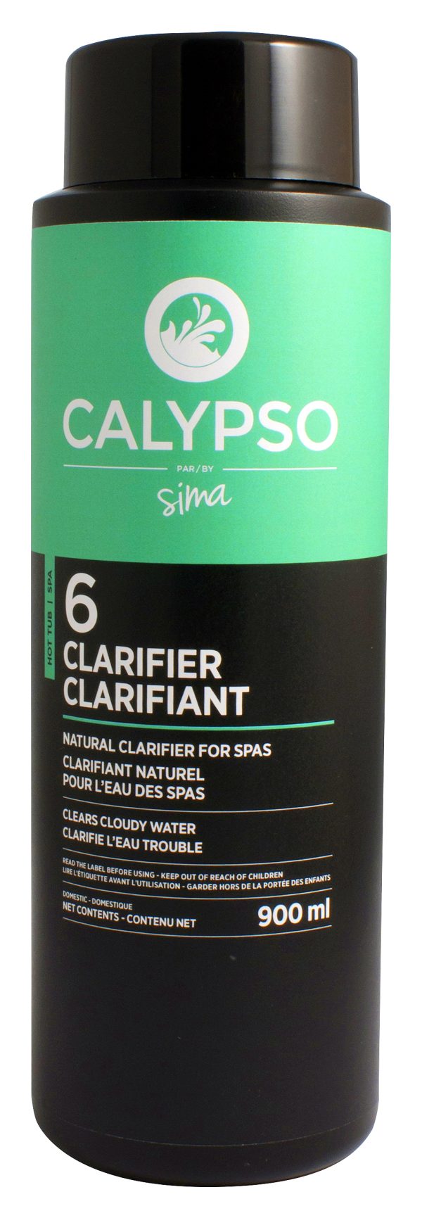 Calypso Clarifier Clarifiant #6 900ML - Produits de spa - Entretien de spa - Sima PISCINES & SPAS