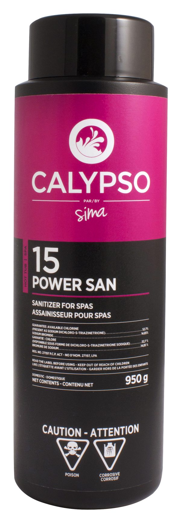 Calypso Power San #15 - Spa products - Spa maintenance - Sima POOLS & SPAS