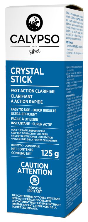 Crystal Stick 125g - Produits de piscines - Entretien de piscine - Sima PISCINES & SPAS