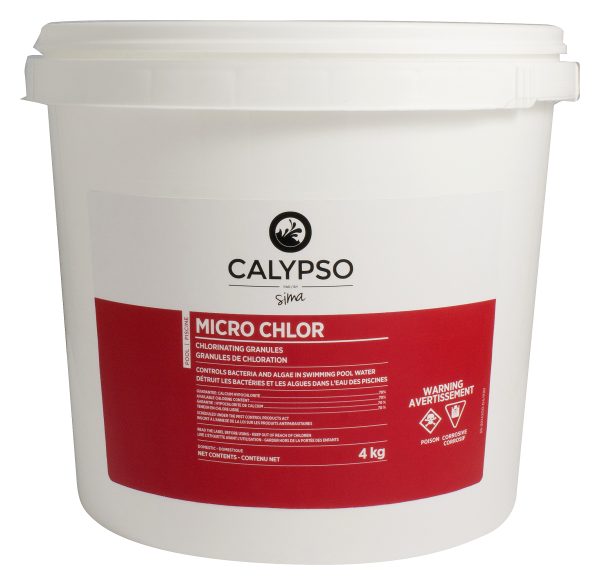 Calypso Micro Chlor 4KG - Produits de piscines - Entretien de piscine - Sima PISCINES & SPAS