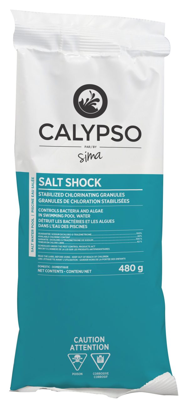 Calypso Salt Shock 480G - Produits de piscines - Entretien de piscine - Sima PISCINES & SPAS