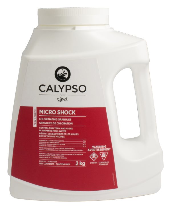 Calypso Micro Shock 2KG - Produits de piscines - Entretien de piscine - Sima PISCINES & SPAS