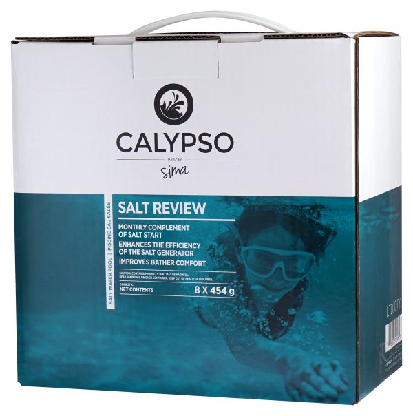 Calypso Salt Review 8 X 454G - pool products - Pool maintenance - Sima POOLS & SPAS