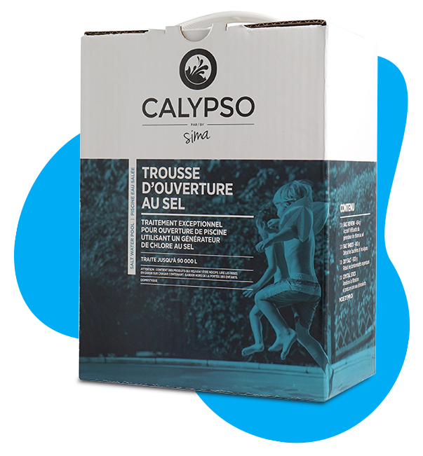Ouverture de piscine - trousse d’ouverture de piscine au sel Calypso - Sima Piscines et Spas