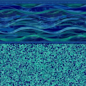 Inground pool liner Island Wave