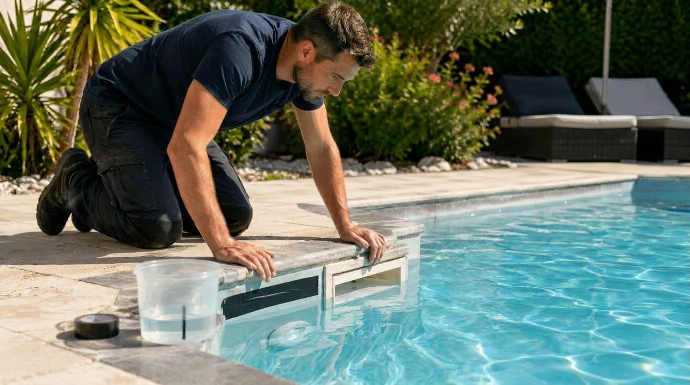 fuite eau piscine - détecter fuite système piscine - Sima Piscines et Spas